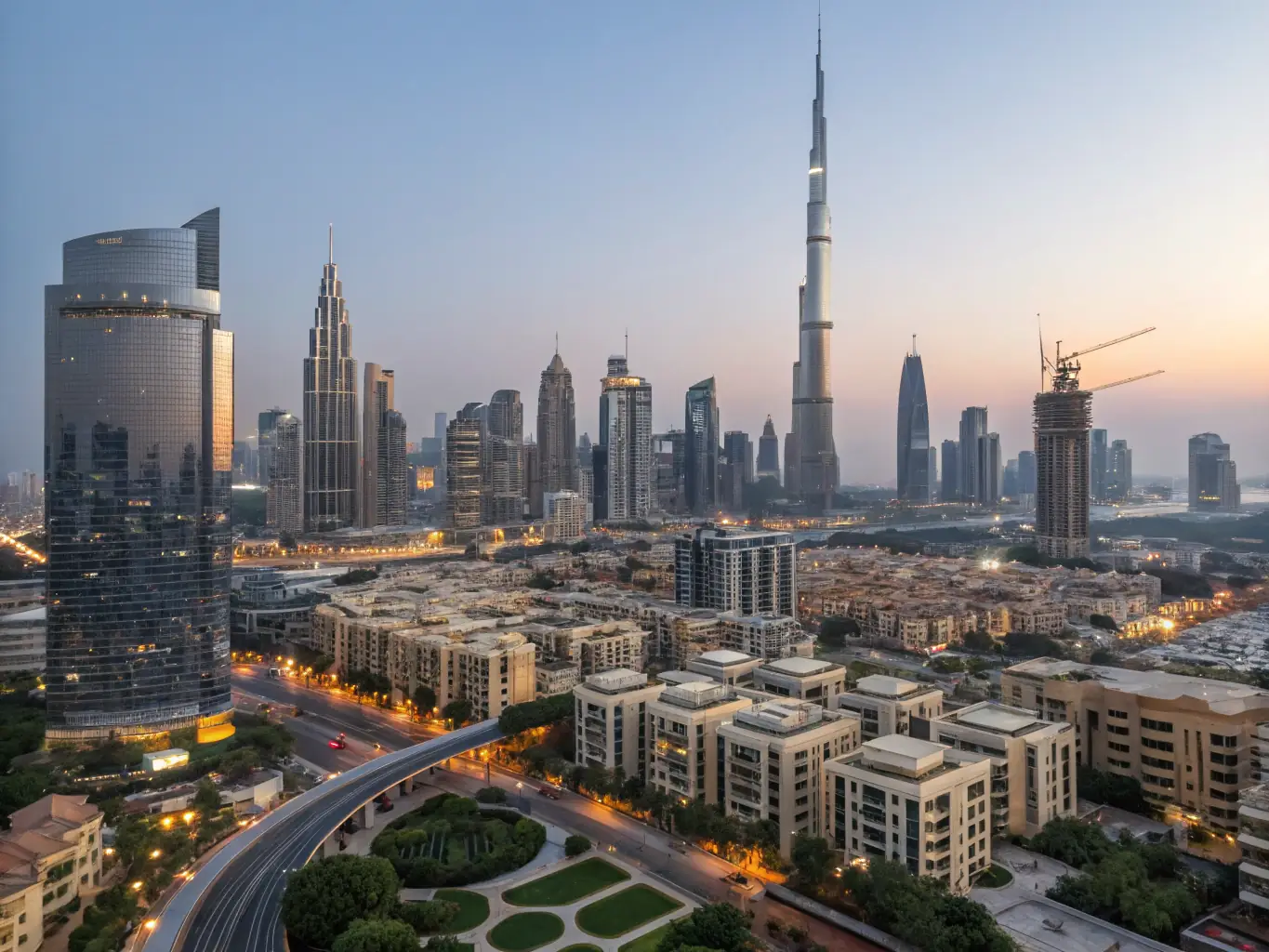 A visually appealing image showcasing the modern architectural designs of off-plan projects in Dubai Marina, representing investment opportunities in off-plan properties.