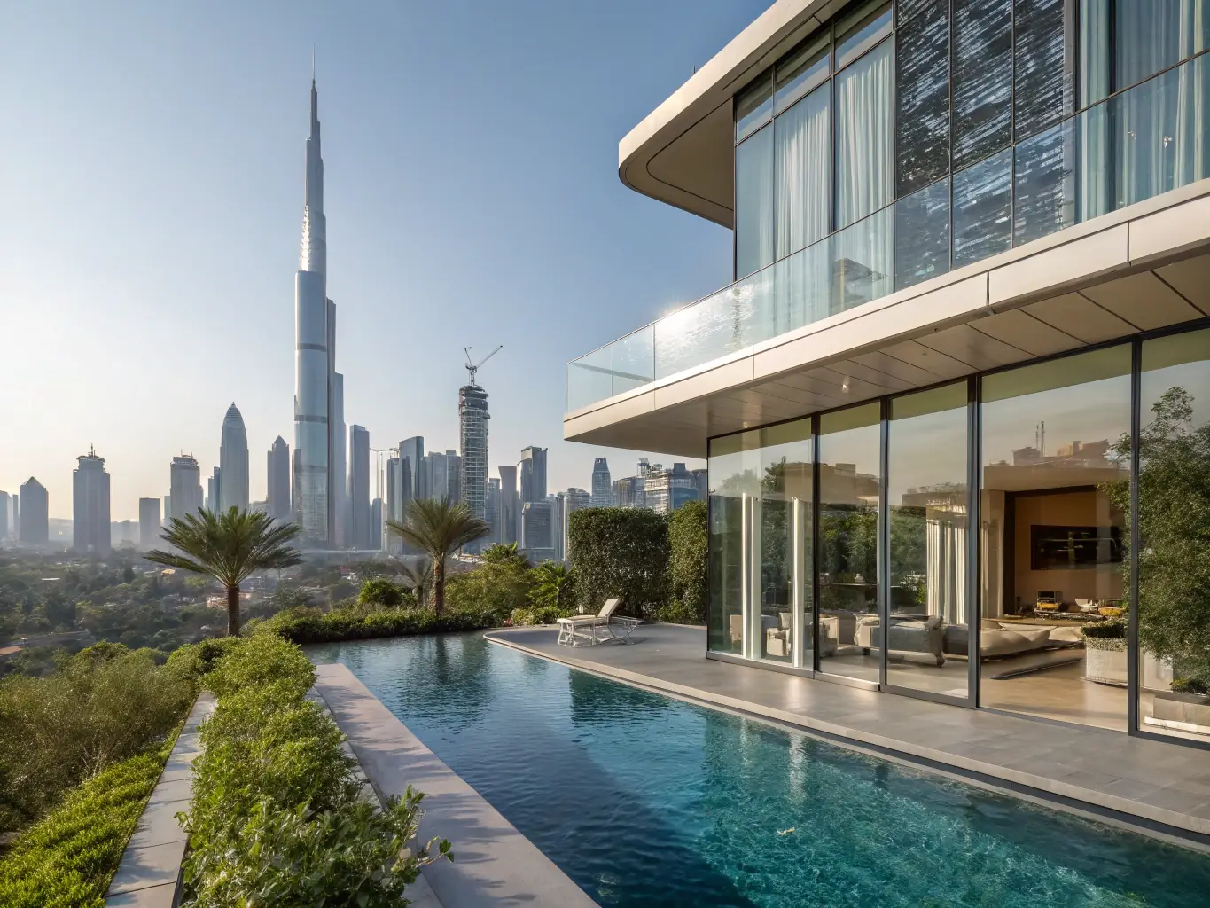 A modern off-plan residence in Dubai Marina, showcasing the building's sleek design and the stunning marina views, photographed during the day to highlight the architectural details and the surrounding cityscape.